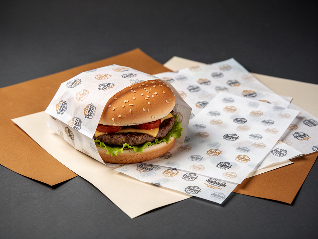 Burger wrapping paper
