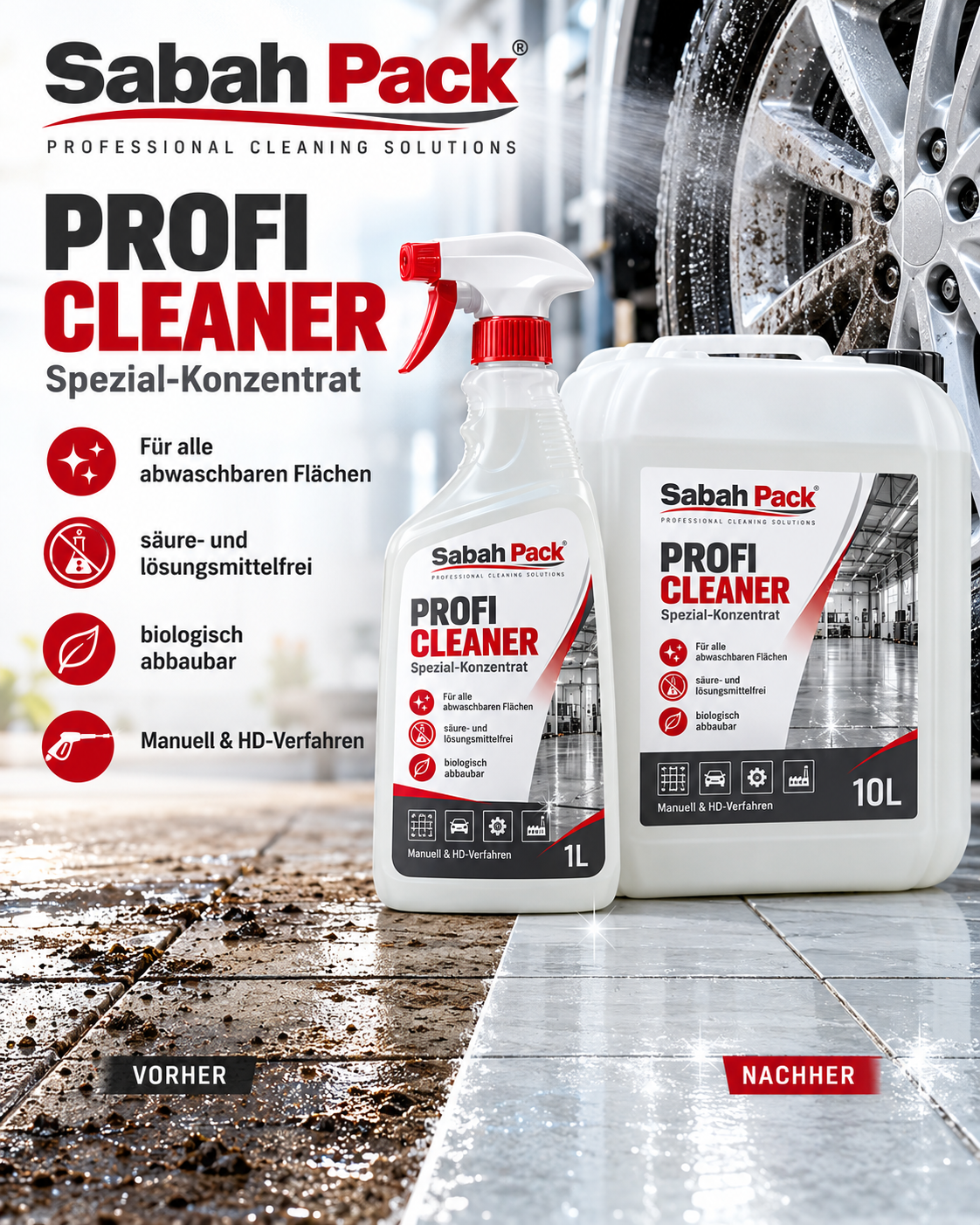 PROFI CLEANER – Professionelle Reinigung – Vorher Nachher